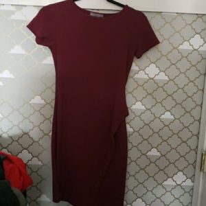 Loveappella Burgundy Dress